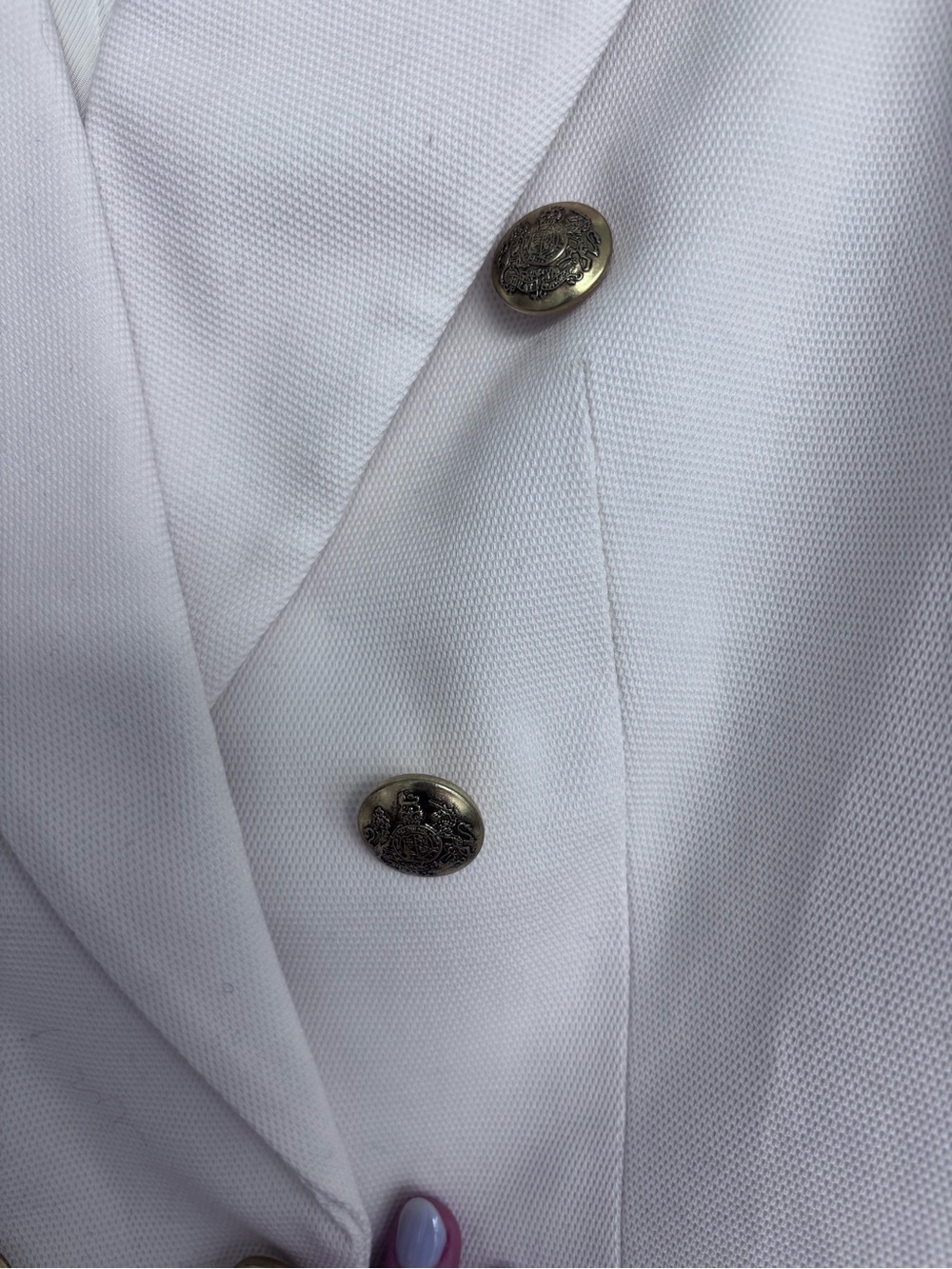 NWOT Banana Republic Captain’s Blazer in Ecru Size 10 - Picture 12 of 14